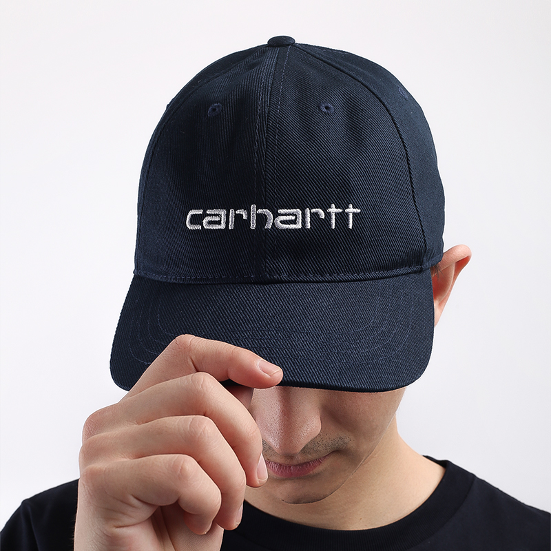  синяя кепка Carhartt WIP Carter Cap I027058-blue/white - цена, описание, фото 1